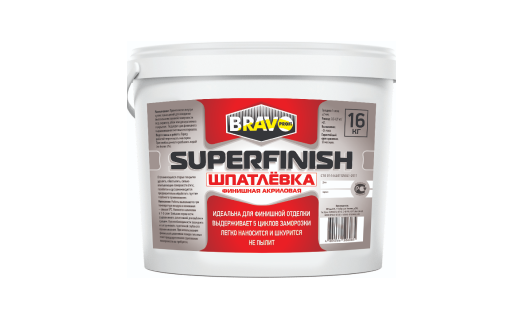 SUPERFINISH финишная акриловая шпаклевка